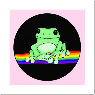 Pride Frog Posters and Art